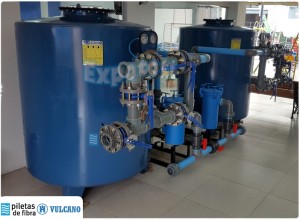 Sala de filtros para aguas salitrosas - Vulcano